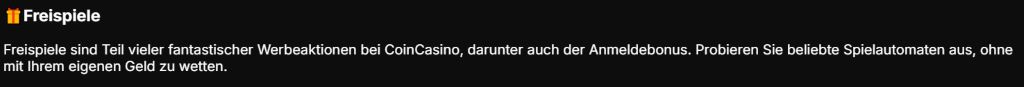 Gratis Freispiele